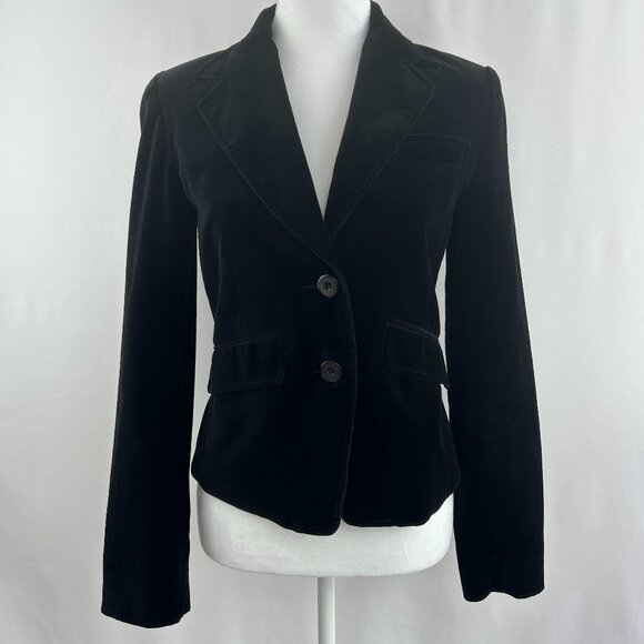 Velvet Black Tailored Blazer – Small - Picture 1 of 12